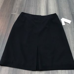 Black knee length skirt